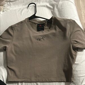 Jordan Women's Tan Crop Top